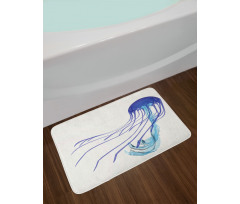 Aquatic Animal Tentacles Bath Mat