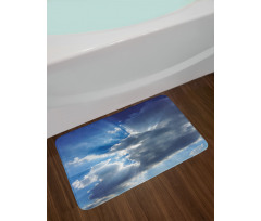 Sunbeams from Clouds Bath Mat