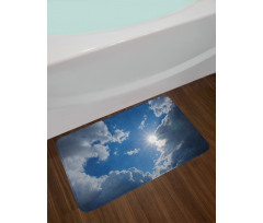 Vibrant Sun Clear Sky Bath Mat