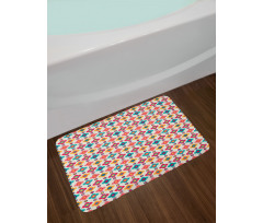 Floral Colorful Array Bath Mat