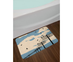 Modern Scene Bath Mat