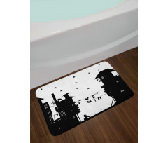 Dreamer Girl in Ghetto Bath Mat