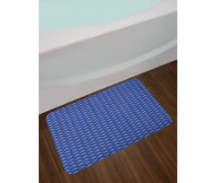 Rural Fence Vehicle Pattern Bath Mat