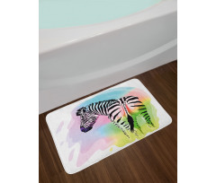 Striped Safari Animal Bath Mat