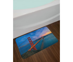 Golden Gate Bridge Scene Bath Mat