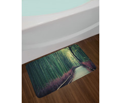 Bamboo Grove in Arashiyama Bath Mat