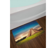 Kukulkan Pyramid Yucatan Bath Mat