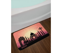 Dreamy Historic Landscape Bath Mat