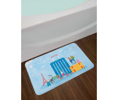 Families Off to a Vacation Bath Mat