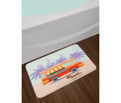 Street Food Van Dog Bath Mat