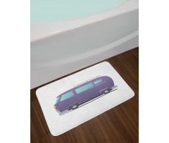 Side View Funny Van Bath Mat