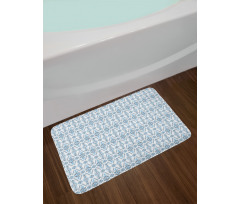 Triangular Hexagonal Motifs Bath Mat