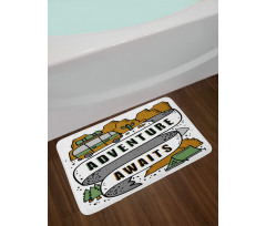 Doodle Camp Van Bath Mat