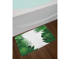 Tropical Exotic Palms Bath Mat