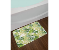 Tropic Exotic Palm Trees Bath Mat