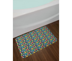 Funny Astronauts Floating Bath Mat