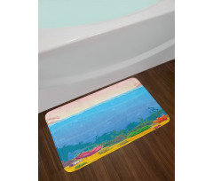 Vertical Underwater Scene Bath Mat