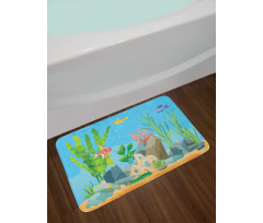 Exotic Fish and Seaweed Bath Mat