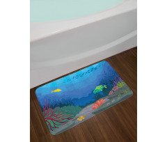 Oceanic Seaweed Seascape Bath Mat