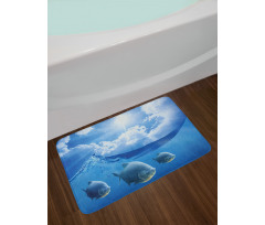 Fish Clouds and the Sun Bath Mat