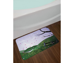 Spring Time Scene Bath Mat