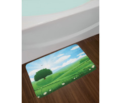 Single Tree View Bath Mat