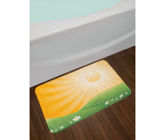 Sunbeam in Summer Bath Mat