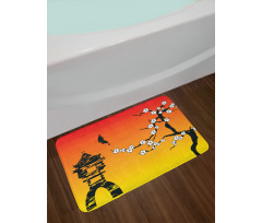 Sakura Japanese Bath Mat