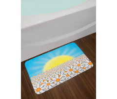 Sun and Daisies Bath Mat