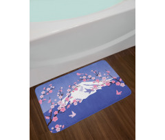 Cherry Blossoms Bath Mat