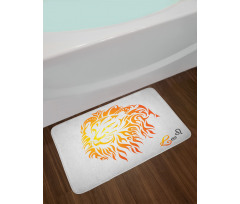 Leo Horoscope Sign Bath Mat