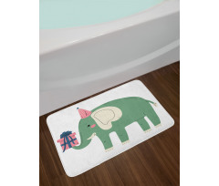 Animal with Gift Box Bath Mat