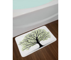 Lush Leaves Bath Mat