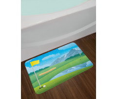 Golfing Field Bath Mat