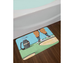 Golfer and Lofter Bath Mat