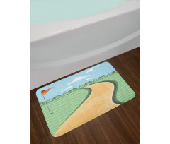 Road Hole Flag Bath Mat