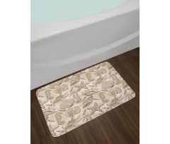 Exotic Marine Animals Bath Mat