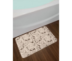 Octopus Crab Seahorse Bath Mat