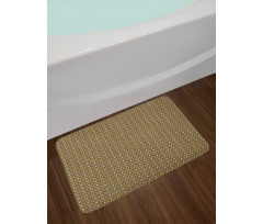 Earth Tones Antique Motifs Bath Mat