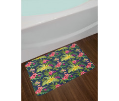 Floral Blooming Jungle Bath Mat