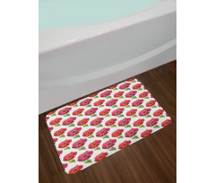 Flowers from Tropical Places Bath Mat