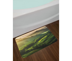 Sunrise on Mountains Bath Mat