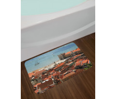 Nostalgic Lisbon City Bath Mat