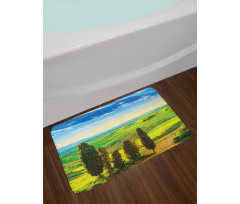 Rural Sunset in Italy Bath Mat