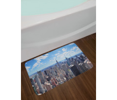 Skyscrapers Aerial View Bath Mat