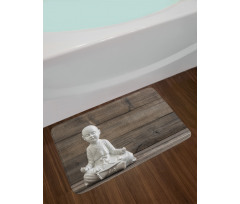 Meditating Asian Baby Bath Mat