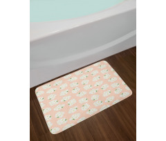 Jasminum Sambac Naive Nature Bath Mat