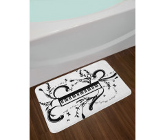 Electronic Burst Swirls Bath Mat