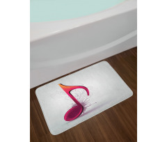 Single Note Flourishes Bath Mat