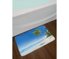 Ocean Summer Palms Bath Mat